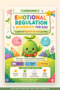 Sprout's Emotional Regulation Workbook cover — bilingual EN/ES printable